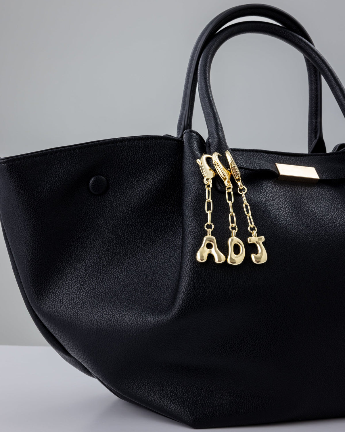 Bubble Letter Bag Charm